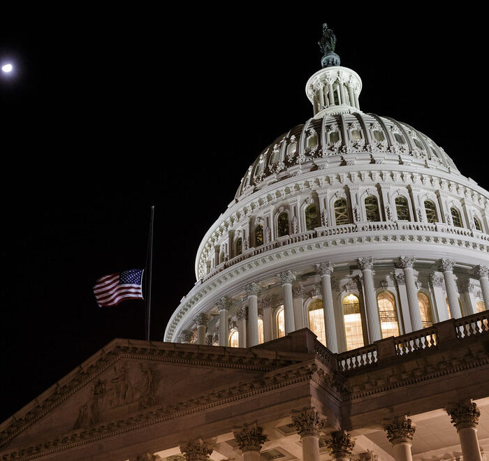 U.S. Capitol Flag at Half-Staff in Honor of John Glenn (NHQ201612080001)