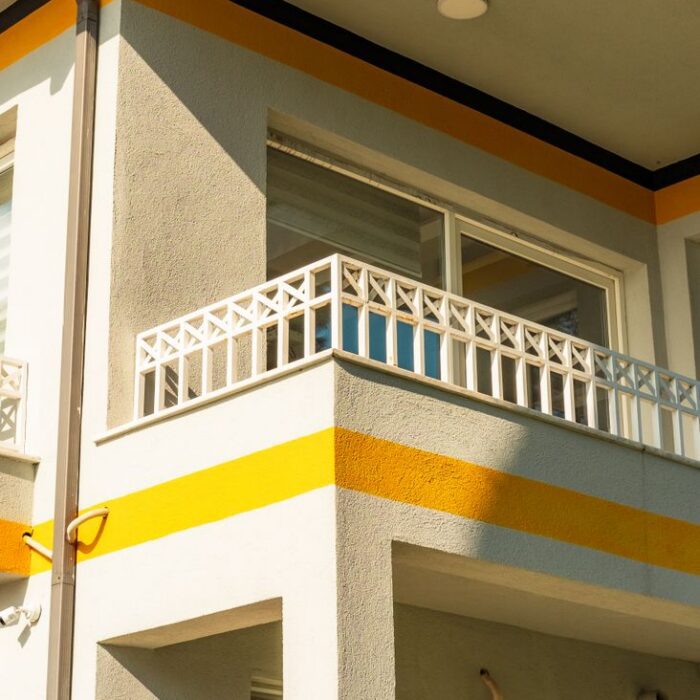 house with balcony